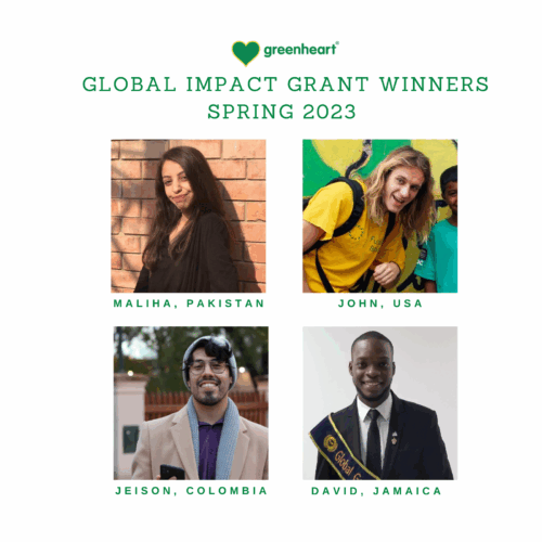 Greenheart Awards FOUR Global Impact Grants – Spring 2023