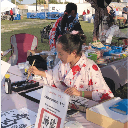 Japanese Exchange Student Etches Her Mark on Community